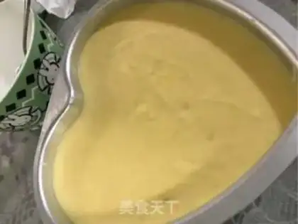 Make Fresh cream mango mousse step 16