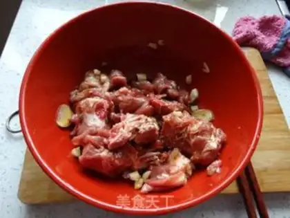 Make Garlic ribs step 1