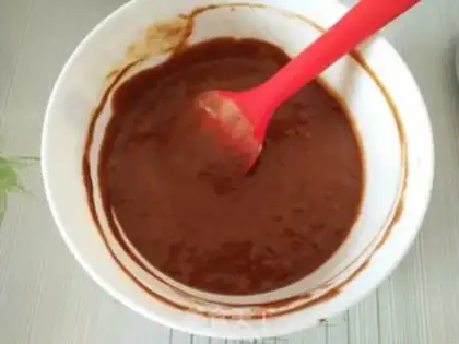 Make Chocolate lava cake step 2
