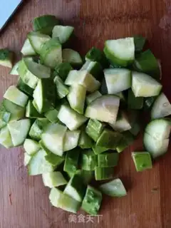 Make Soy sauce with cucumber peanuts step 2