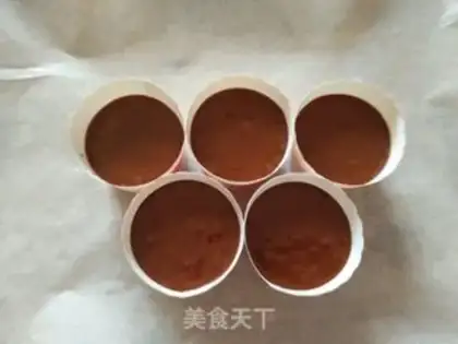 Make Chocolate lava cake step 5
