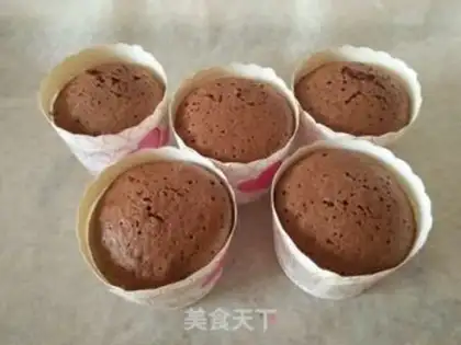 Make Chocolate lava cake step 6