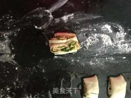 Make Five onion rolls step 9