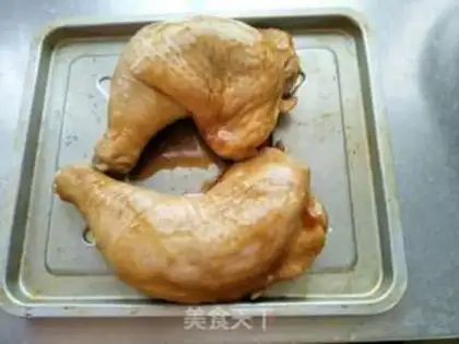 Make Electric roast chicken leg step 3