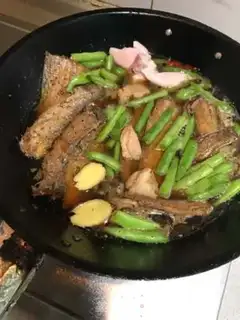 Make Fish and beans step 3
