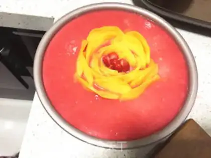 Make Fancy mousse cake step 23