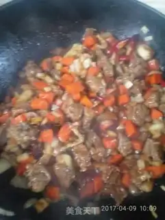 Make lamb rice step 3