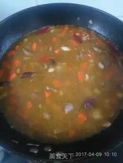 Make lamb rice step 4