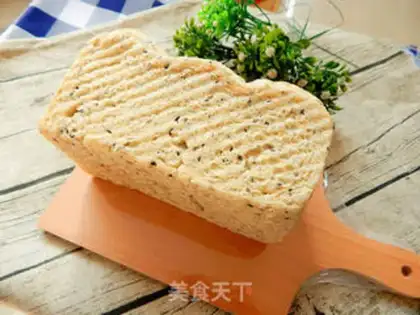 Make Black sesame toast step 15
