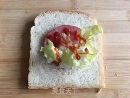 Make Toon sandwich step 2