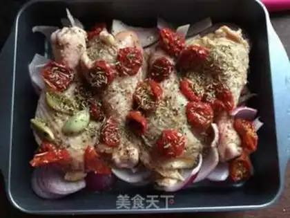 Make Vanilla roast chicken leg step 6