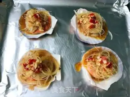 Make Garlic fan dishes step 5