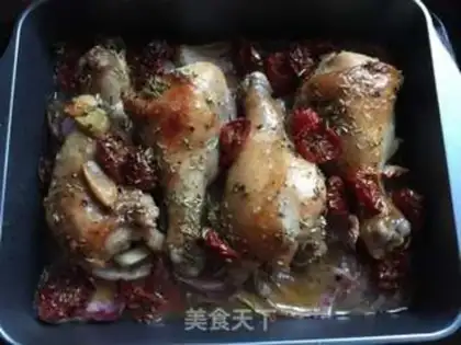 Make Vanilla roast chicken leg step 7
