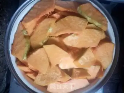 Make Pumpkin buns step 1