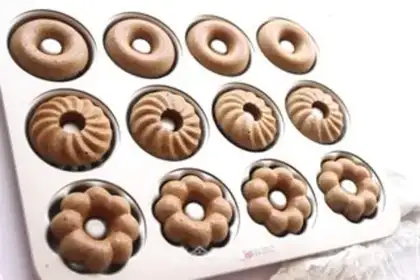 Make Coffee chocolate doughnuts step 10