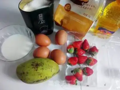 Make Strawberry cream cake step 0