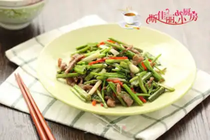 Make Celery with beef silk step 6