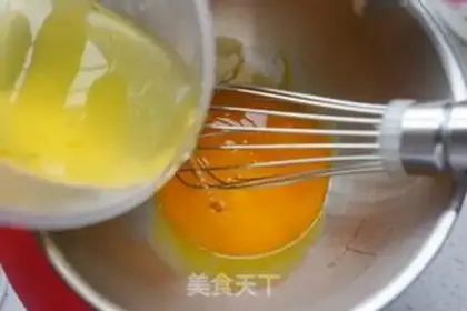 Make Orange cake roll step 2