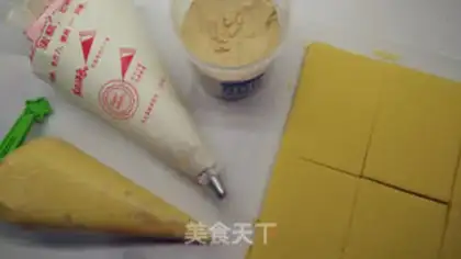 Make Bean box cake step 17