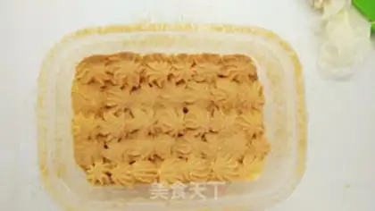 Make Bean box cake step 21