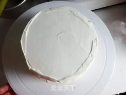 Make Strawberry cream cake step 11