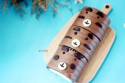 Make Chocolate mango rolls step 10