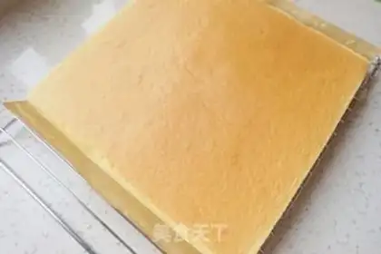 Make Orange cake roll step 11