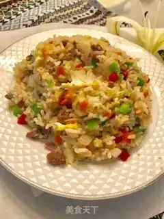 Make Yangzhou fried rice step 11