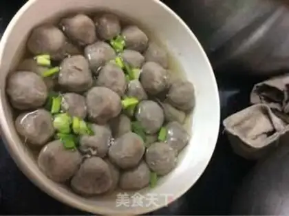 Make A boiled beefball soup step 2