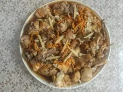 Make Frozen chicken clover step 2