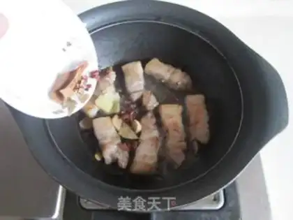 Make Potato red meat step 2