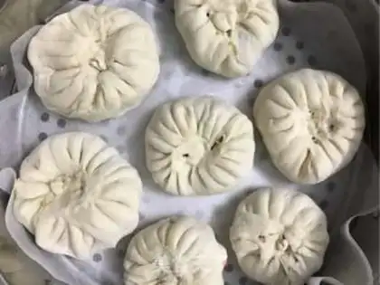 Make Dried meat buns step 5