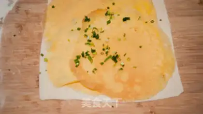 Make Egg ton roll step 9