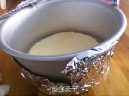 Make Flamingo mousse cake step 2