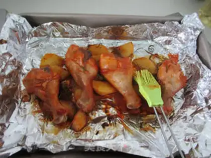 Make Potato chicken leg step 7
