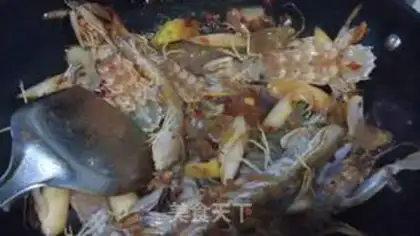 Make Spicy leather shrimp step 5