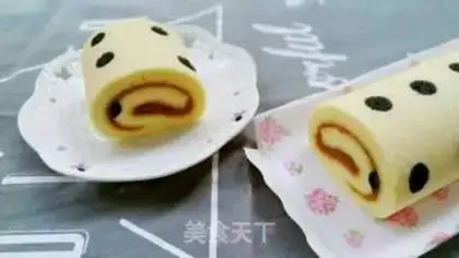 Make Cake rolls with caviar step 25