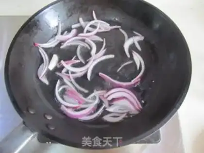 Make Cream pepper onions step 3