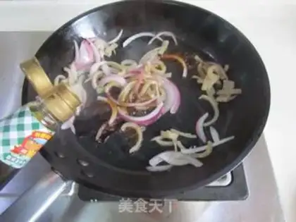 Make Cream pepper onions step 5