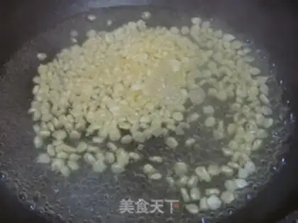 Make Salted yolk corn step 1