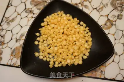 Make Salted yolk corn step 2