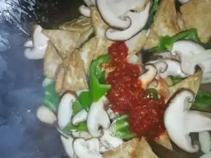 Make Tofu with mushrooms step 6
