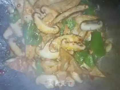 Make Tofu with mushrooms step 7