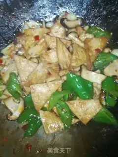 Make Tofu with mushrooms step 8
