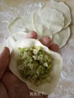 Make Big veggie dumplings step 6