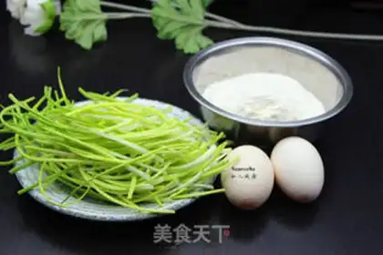 Make Wild onion pancakes step 0
