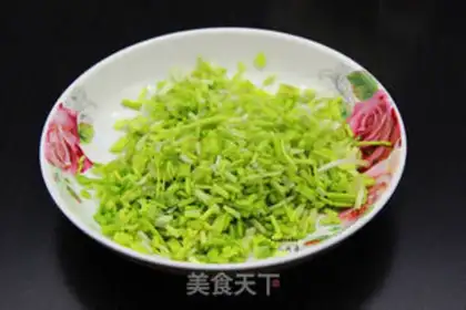 Make Wild onion pancakes step 1