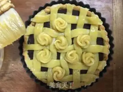 Make Rose bean pie step 20