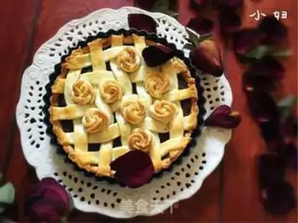 Make Rose bean pie step 22