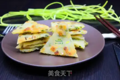 Make Wild onion pancakes step 7
